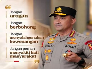 Kapolri Suyudi Tekankan Integritas & Pelayanan Humanis